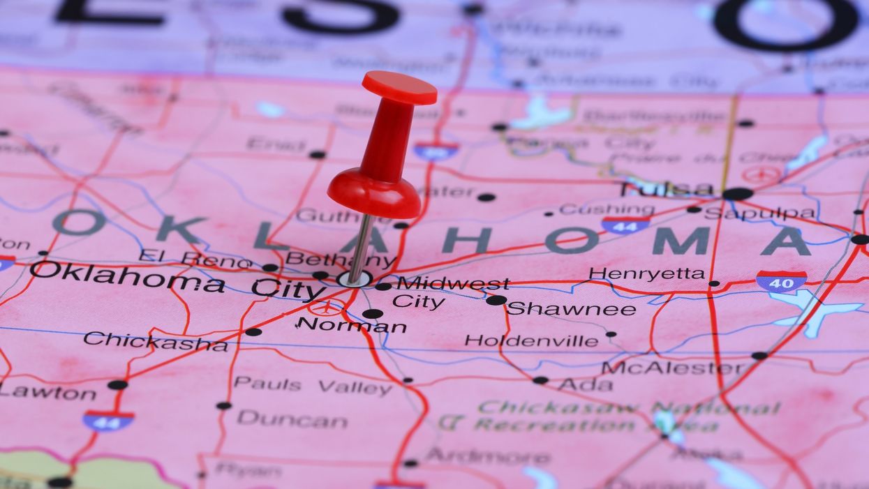 Oklahoma map
