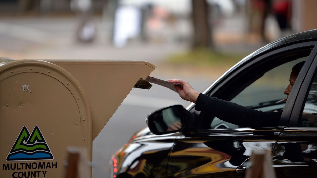 Oregon ballot drop box