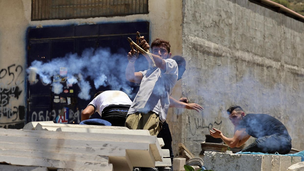 Palestinian youth clash with Israeli security forces