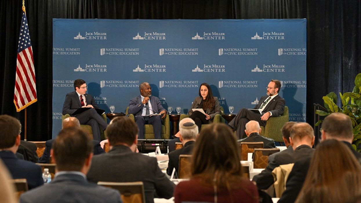Panel discussion featuring 4 people