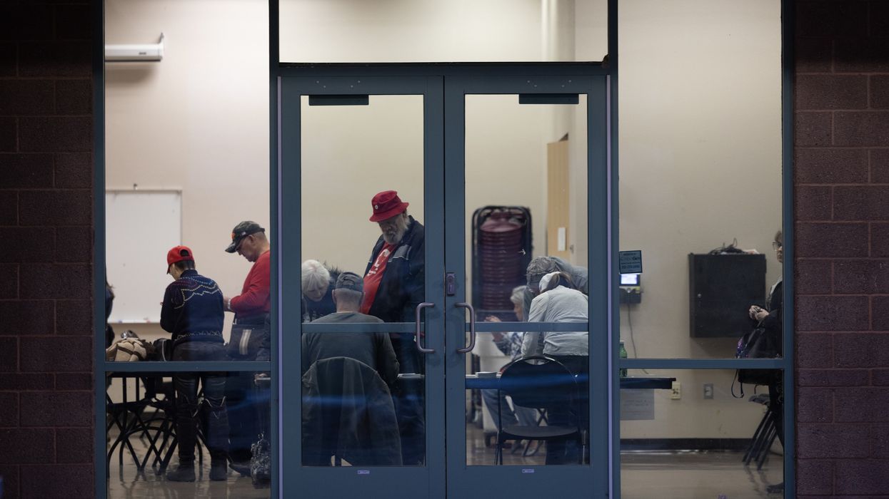 Participants in Nevada caucus