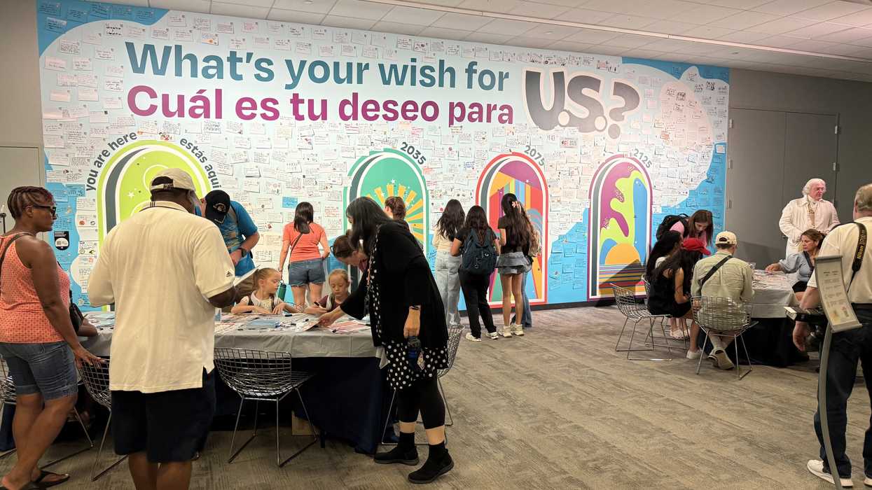 people making a wish for the united states