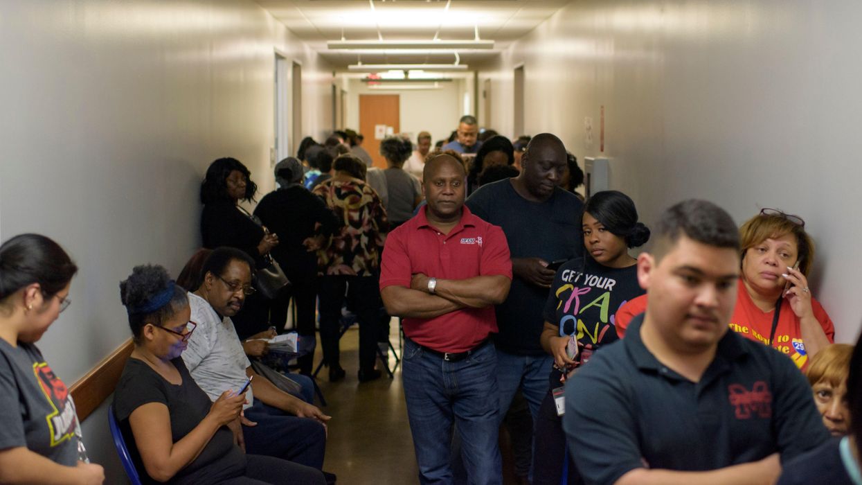 People of color voting in Texas