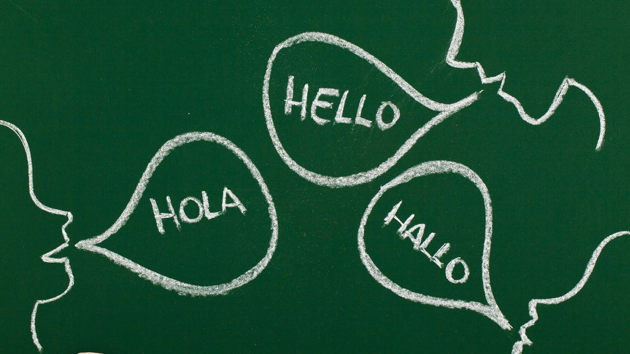 people speaking different languages