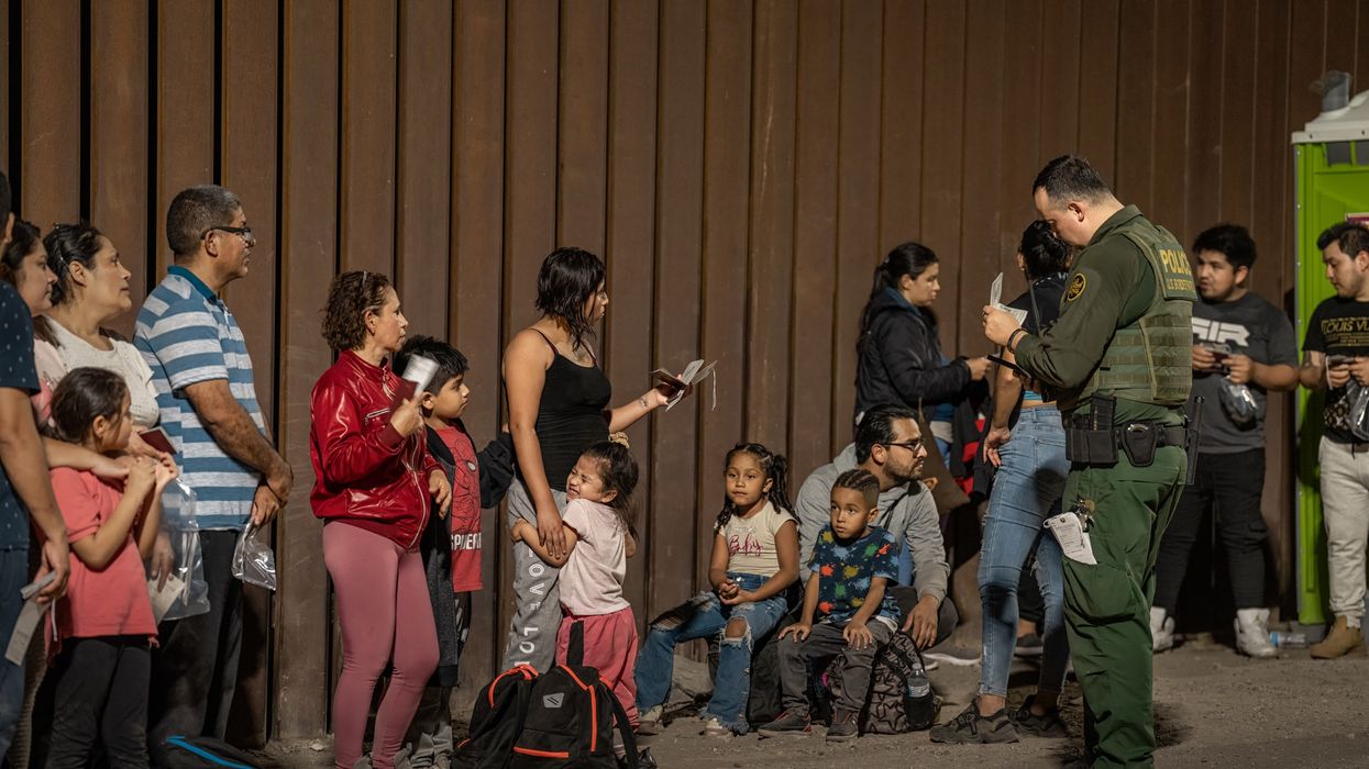 People waiting in line