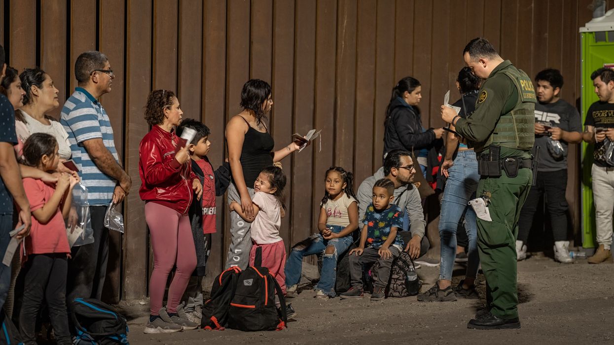 People waiting in line