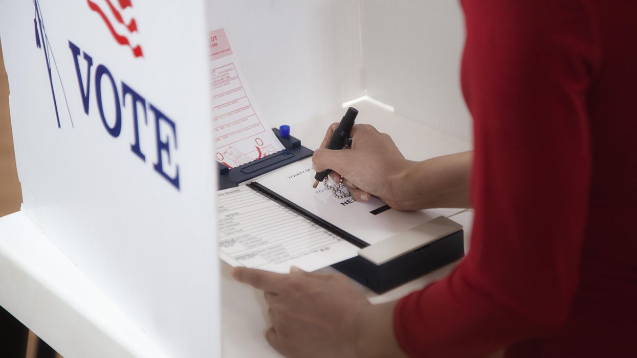 Person voting