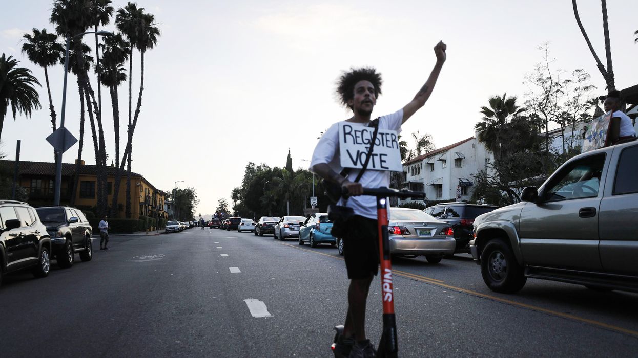 Personal calling for people to register to vote