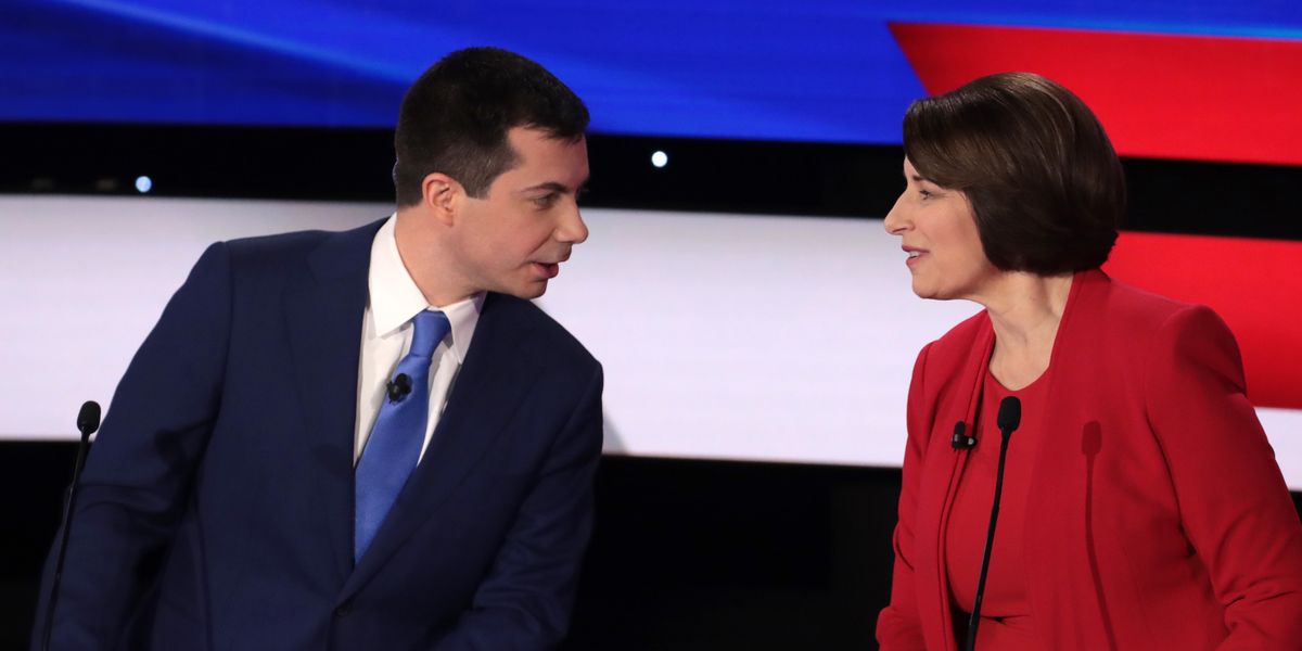 Pete Buttigieg and Amy Klobuchar