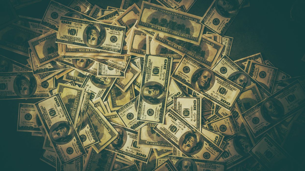 Pile of dark money