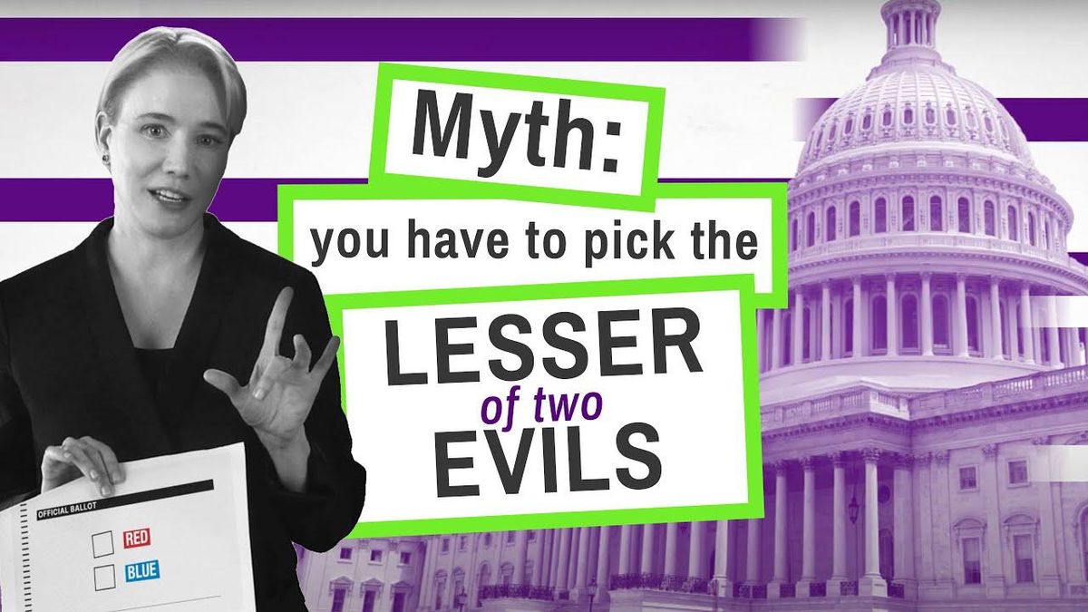 Politics Myth #3: You have to pick the lesser of two evils