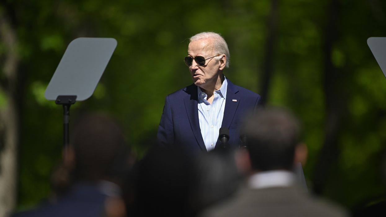President Biden in sunglasses