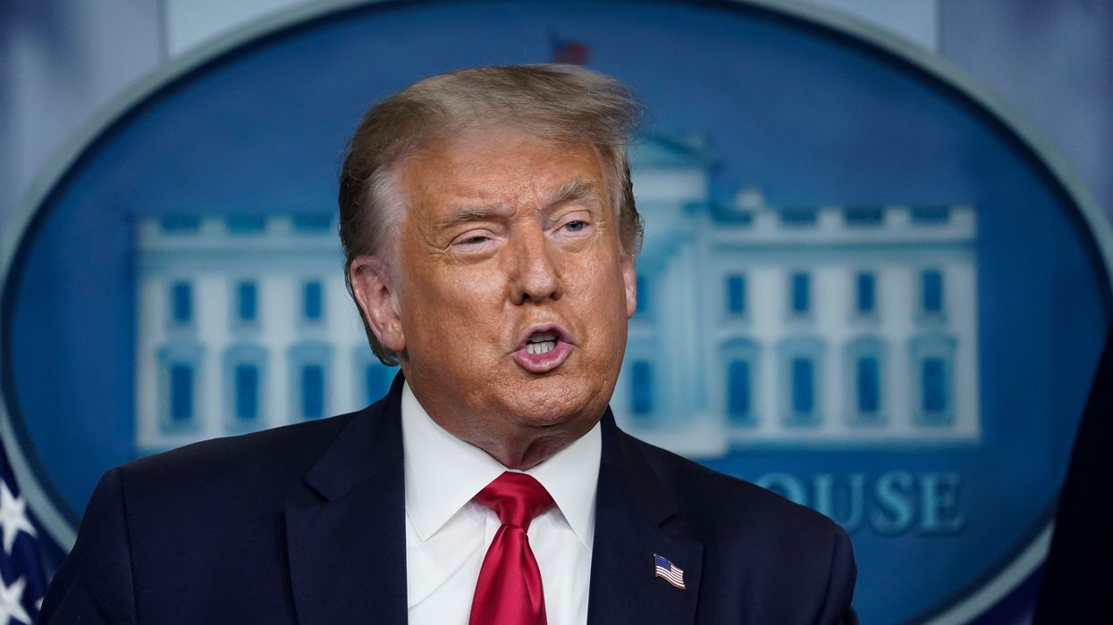 President Donald Trump, delay election