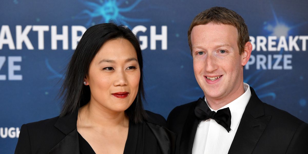 Priscilla Chan and Mark Zuckerberg