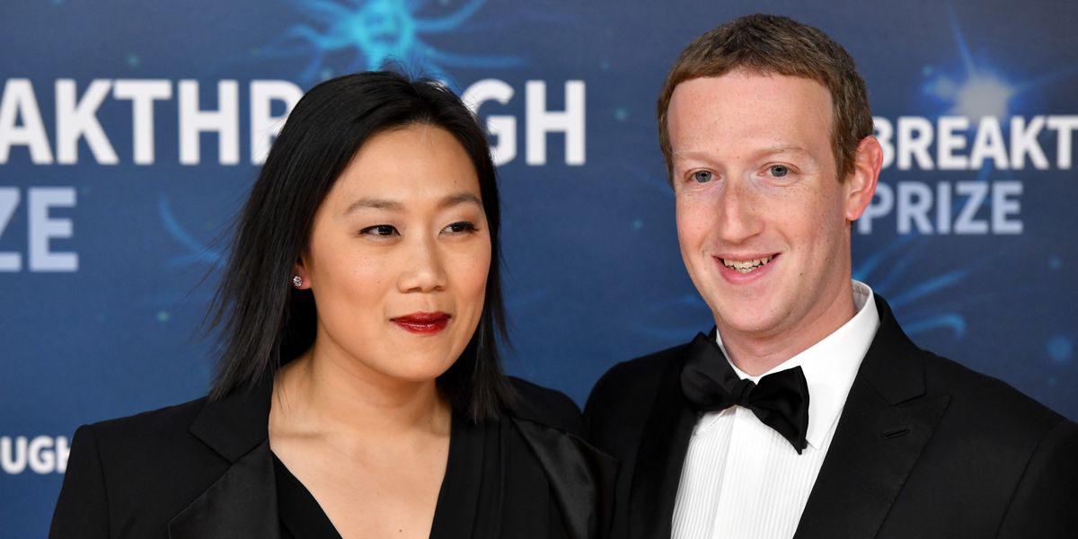 Priscilla Chan and Mark Zuckerberg