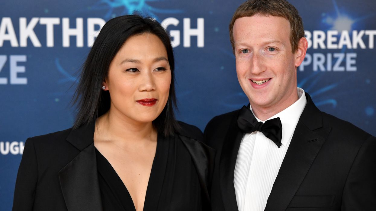 Priscilla Chan and Mark Zuckerberg