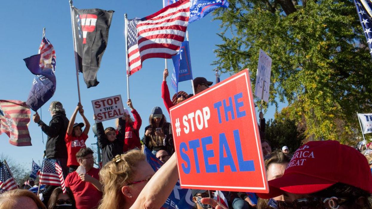 Pro-Trump protestors