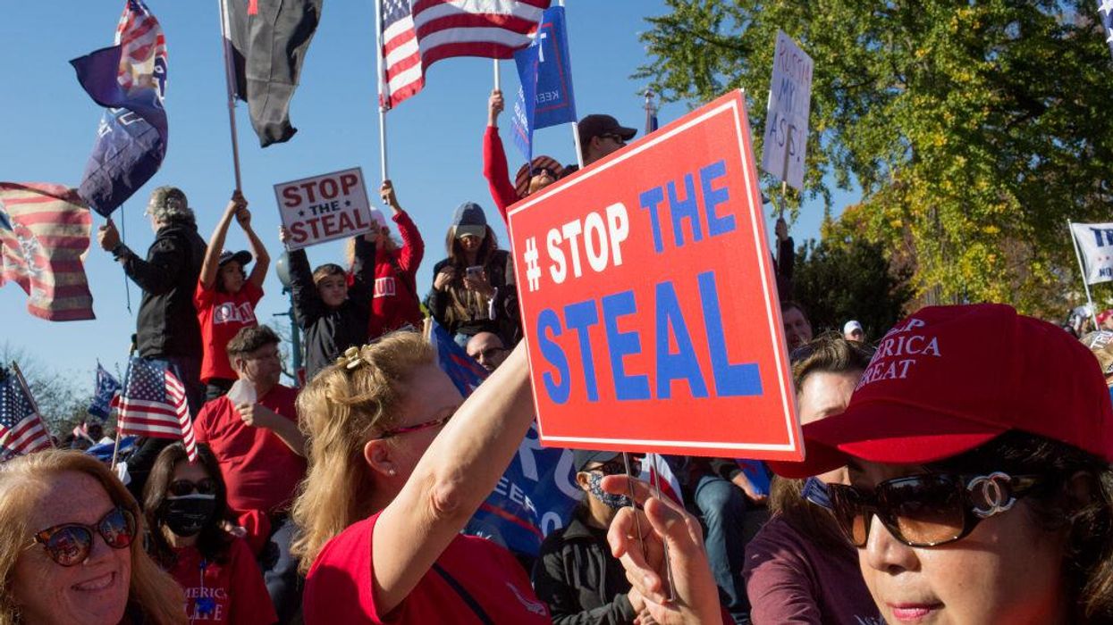 Pro-Trump protestors