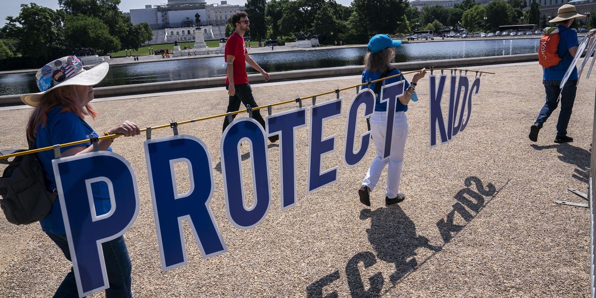 Protest against gun violence