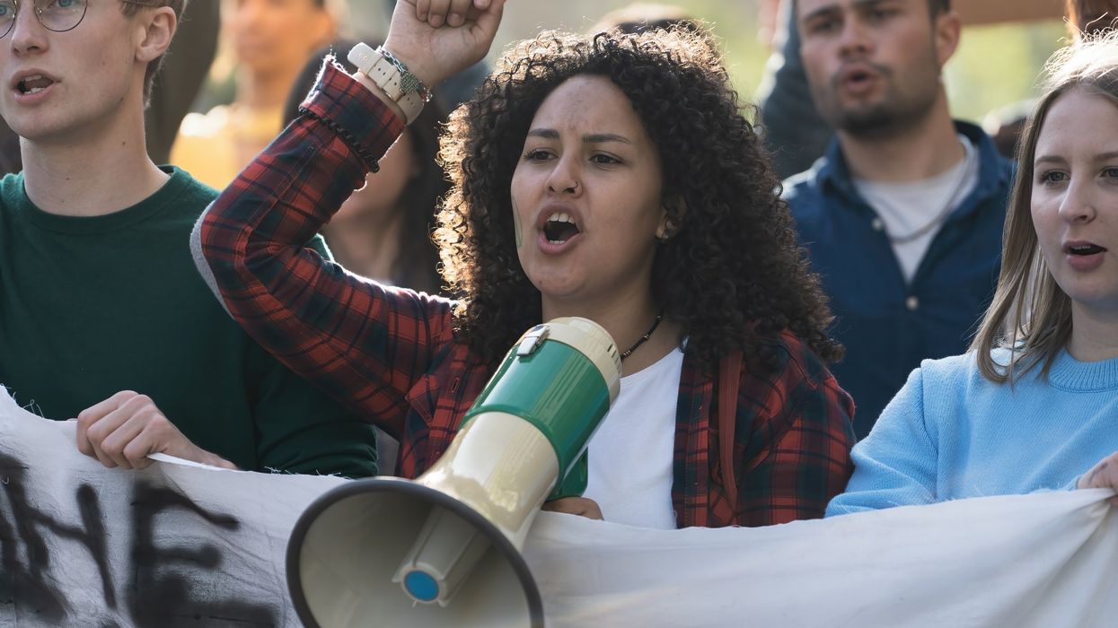 Protest, protestors.