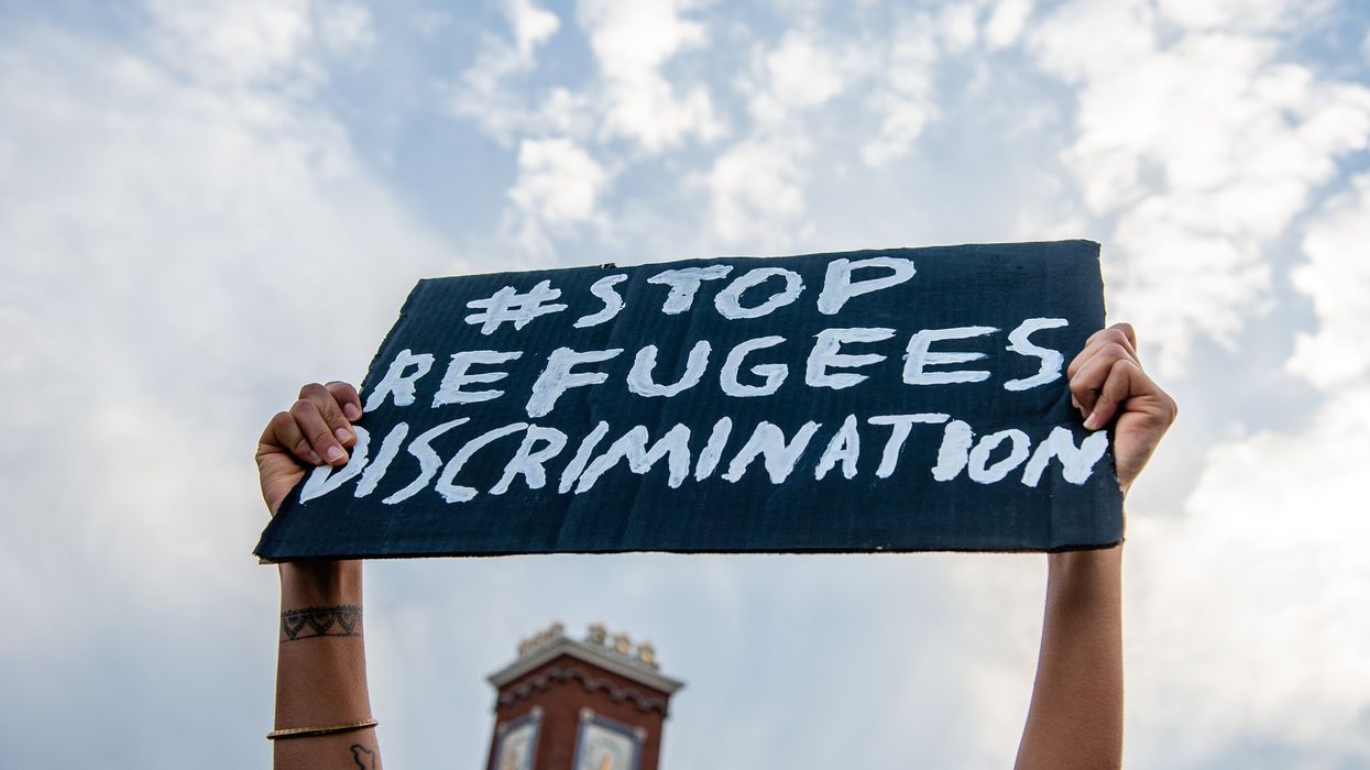 Protest to get asylum for stateless people