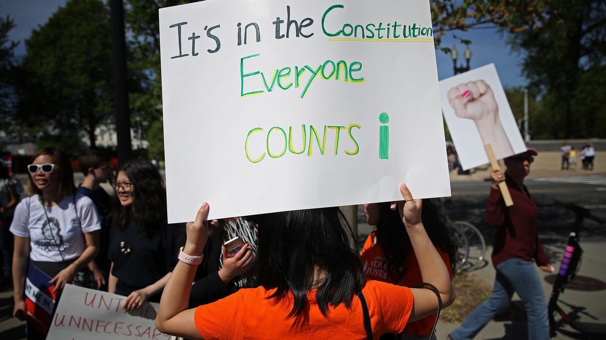 Protestors outside the Supreme Court