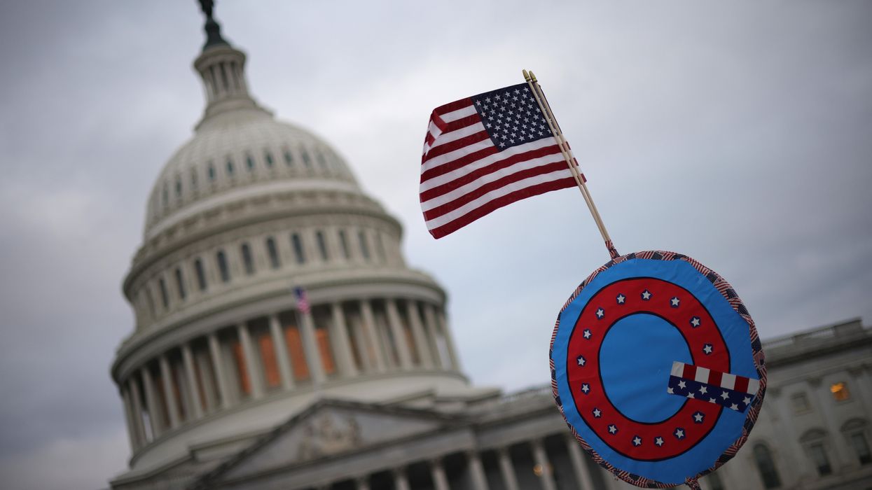 QAnon supporters storm the Capitol