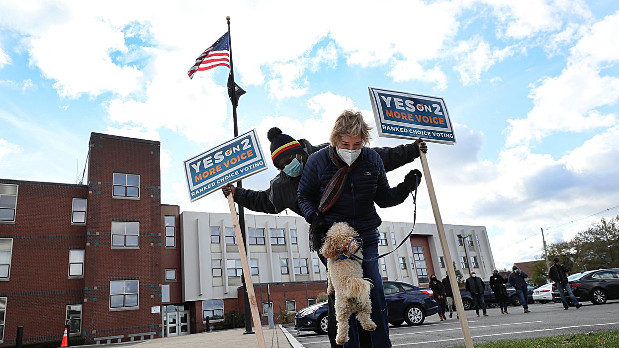 Rally for ranked-choice voting