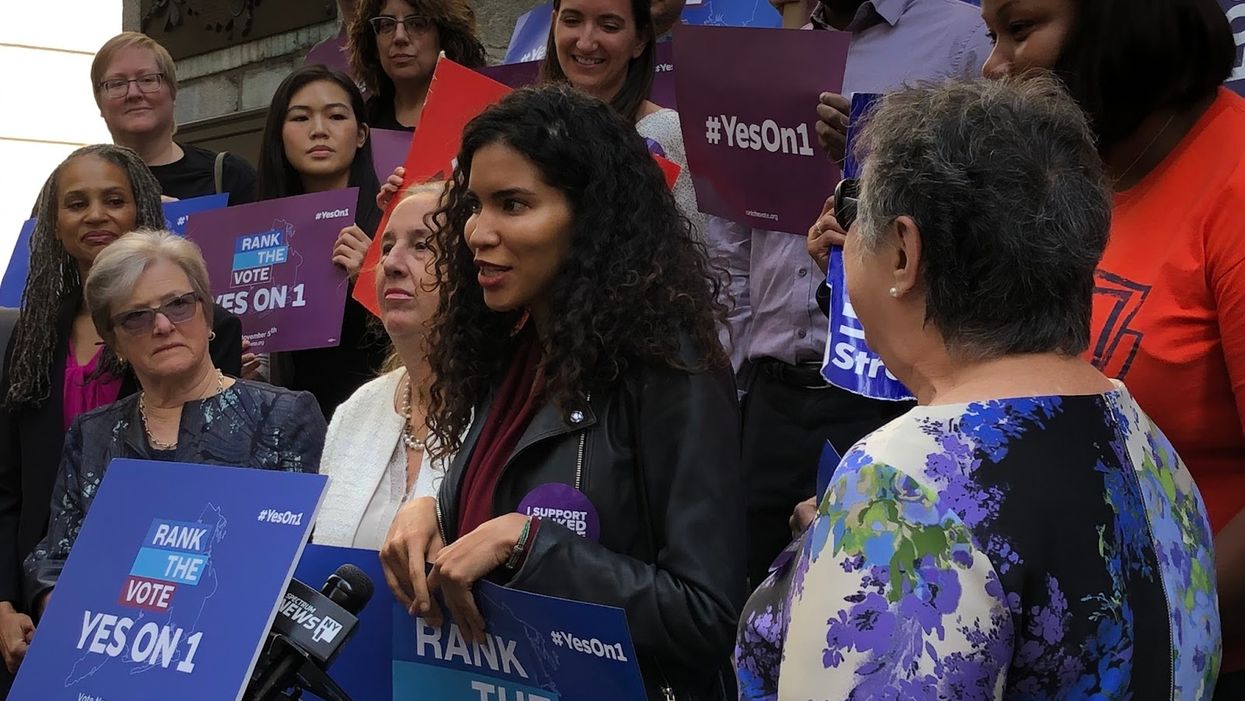 Ranked-choice voting, "Yes On 1"; RepresentWomen