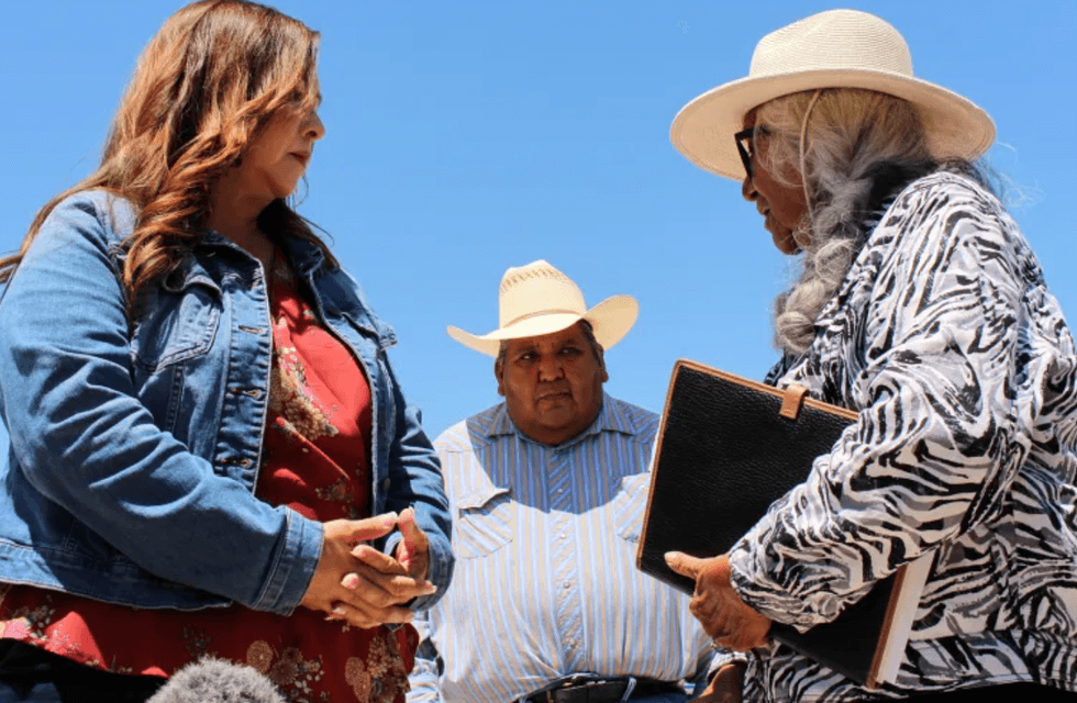 Rep. Adelita Grijalva, left, and Tohono O\u2019odham Chairman Verlon Jose listen as Lorraine Marquez Eiler, a Hia-C\u2019ed O\u2019odham elder, shares how her ancestors would hold ceremonies at Quitobaquito Springs. Grijalva visited the springs with tribal leaders on Monday, Aug. 24, 2026. Credit: Stephanie CasanovaRep. Adelita Grijalva, left, and Tohono O\u2019odham Chairman Verlon Jose listen as Lorraine Marquez Eiler, a Hia-C\u2019ed O\u2019odham elder, shares how her ancestors would hold ceremonies at Quitobaquito Springs. Grijalva visited the springs with tribal leaders on Monday, Aug. 24, 2026. Credit: Stephanie Casanova