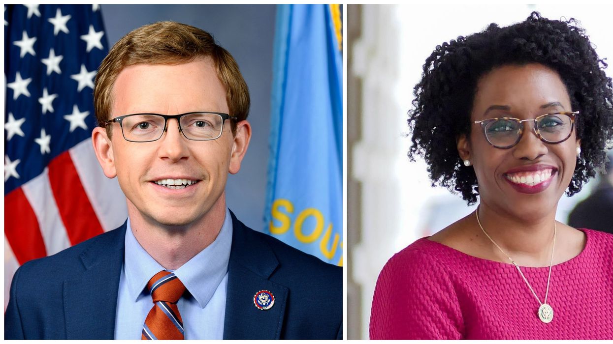 Rep. Dusty Johnson and Rep. Lauren Underwood