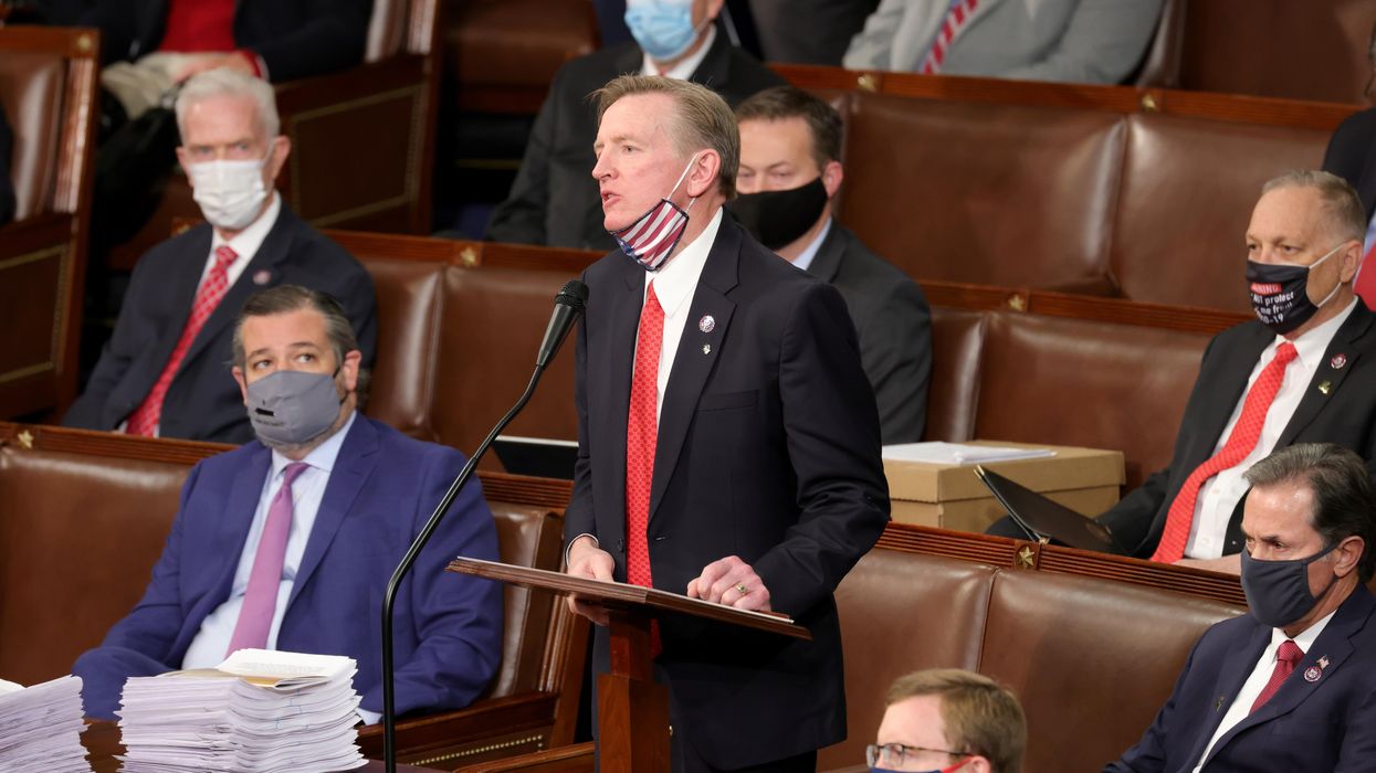 Rep. Paul Gosar objects to the election
