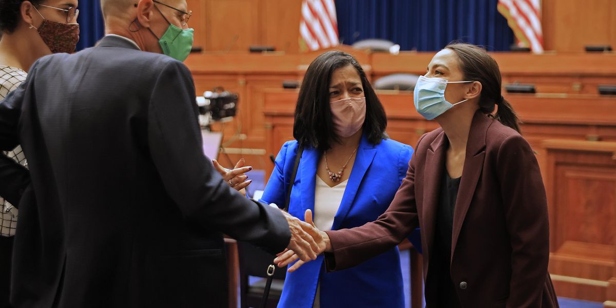 Rep. Pramila Jayapal and Rep. Alexandria Ocasio-Cortez