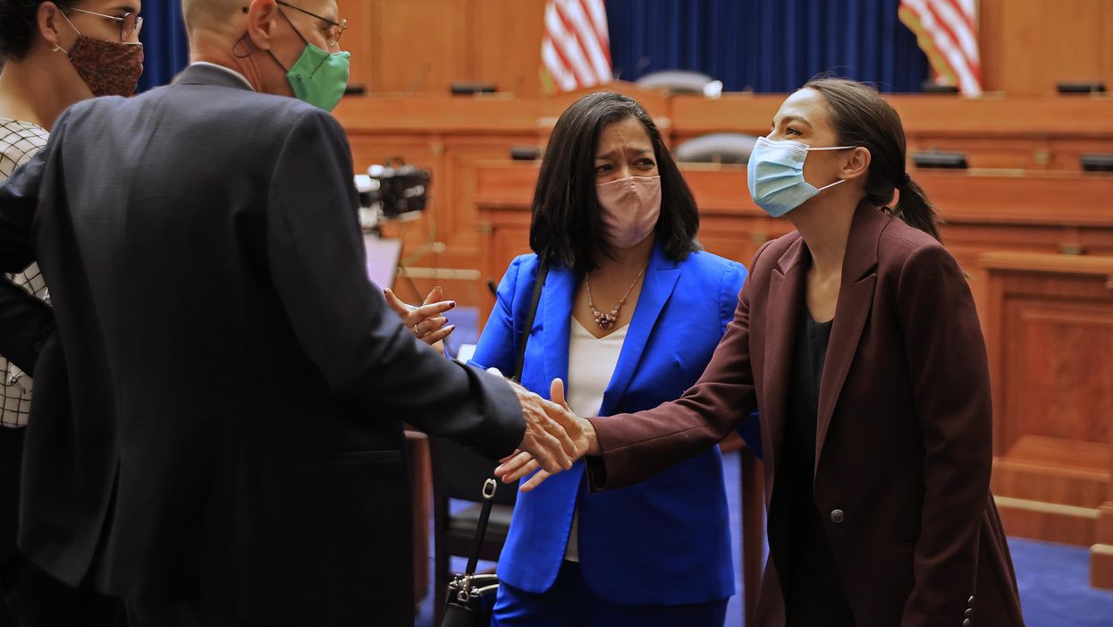 Rep. Pramila Jayapal and Rep. Alexandria Ocasio-Cortez