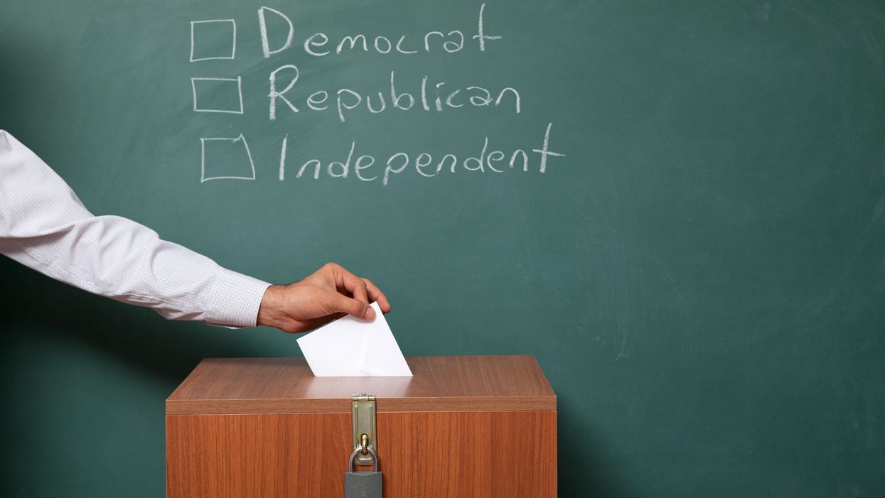 Republican, Democratic and independent options
