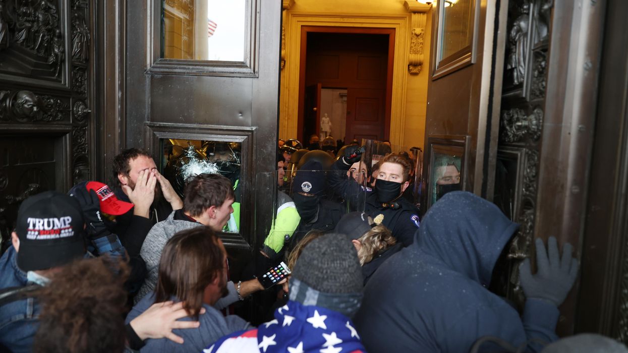 Rioters storm the Capitol on Jan. 6, 2021