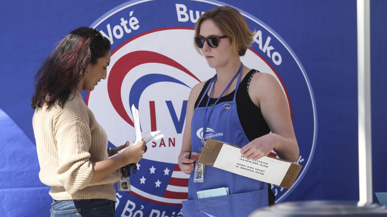 San Diego voter