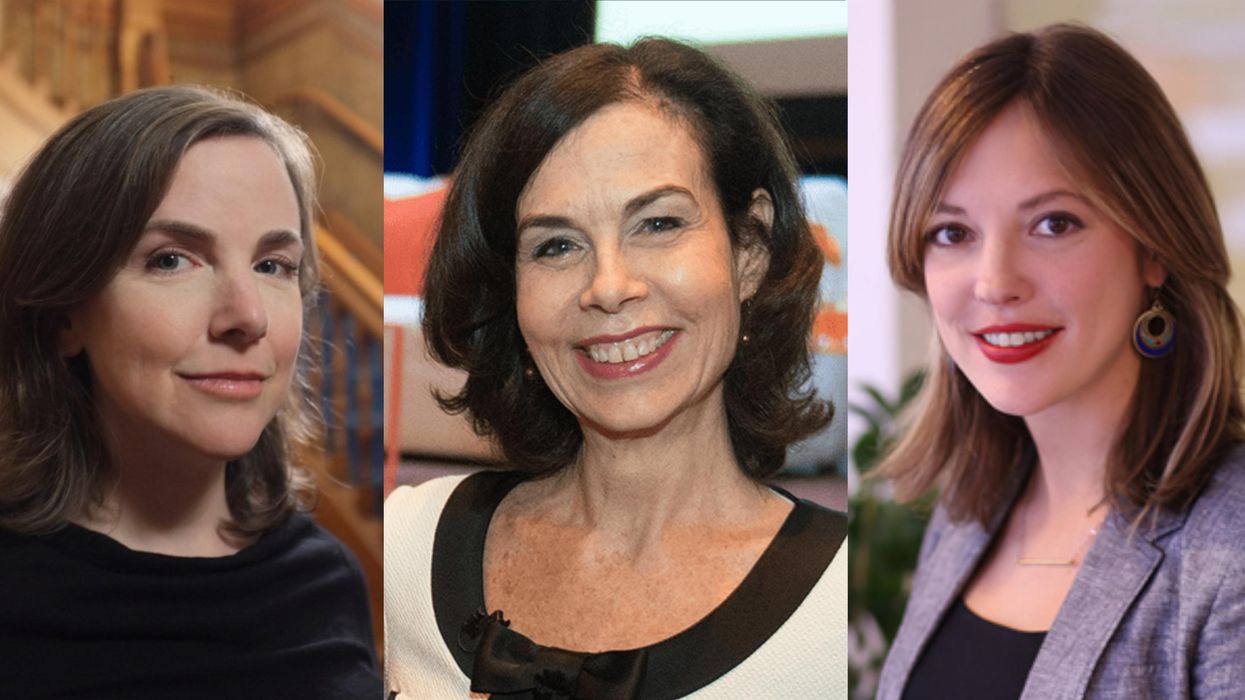 Sara Bonk, Jackie Salit, Justine Williams