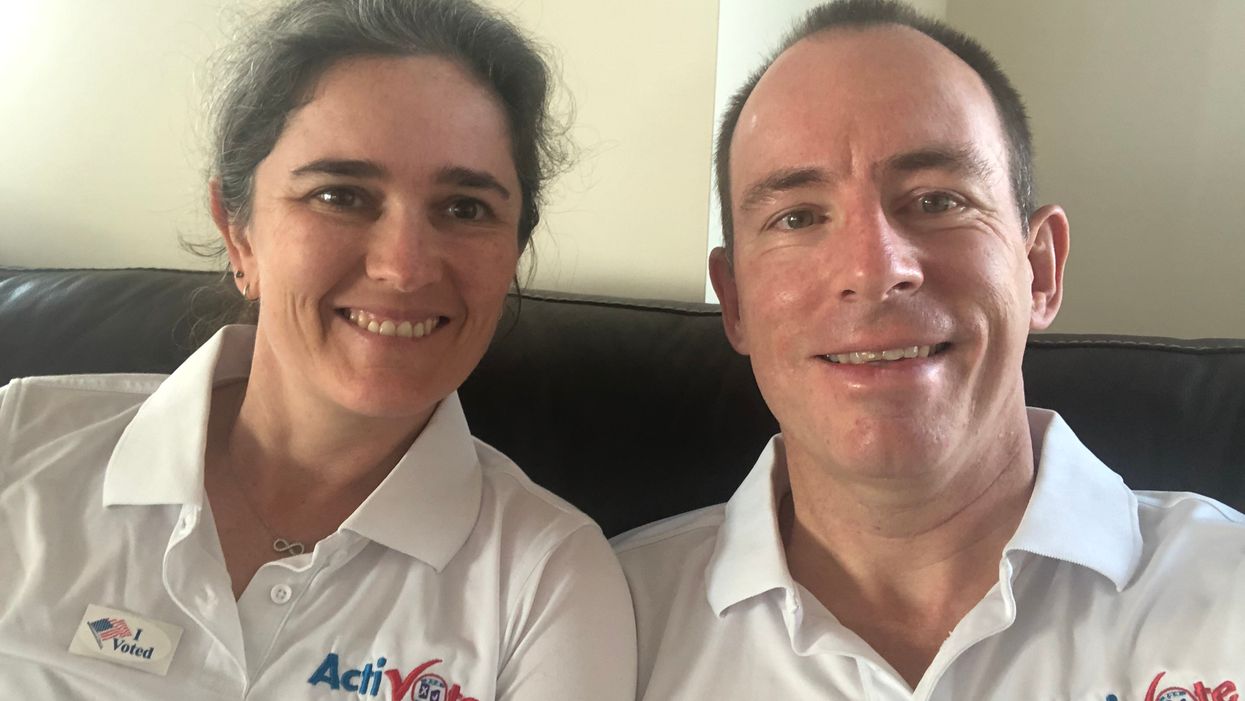Sara Gifford and Victor Allis of ActiVote