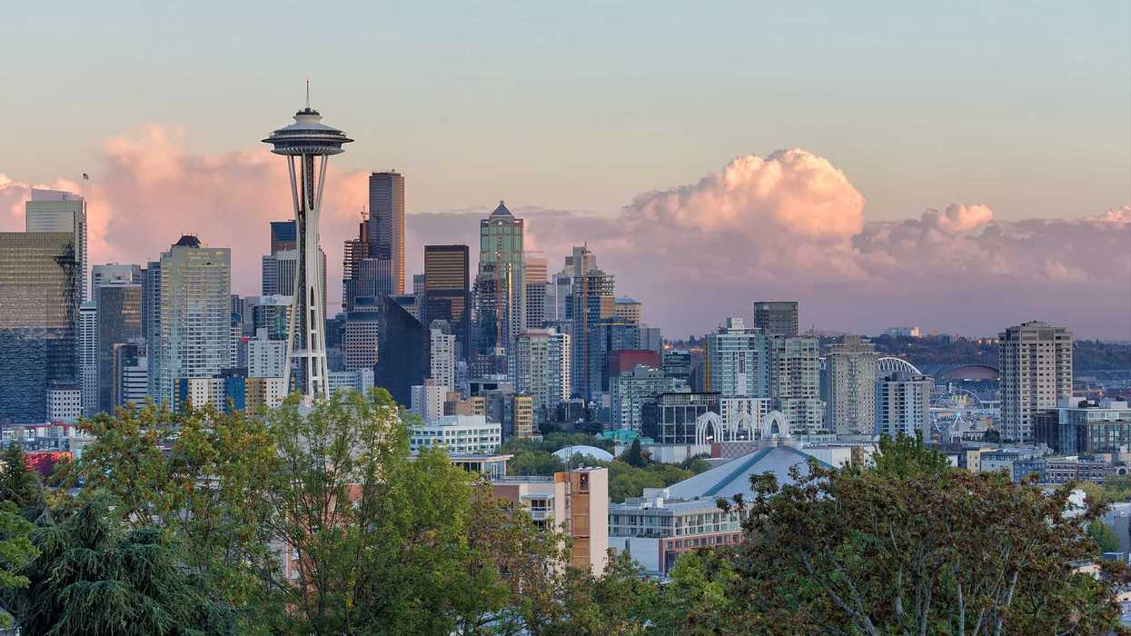 Seattle Washington city downtown skyline