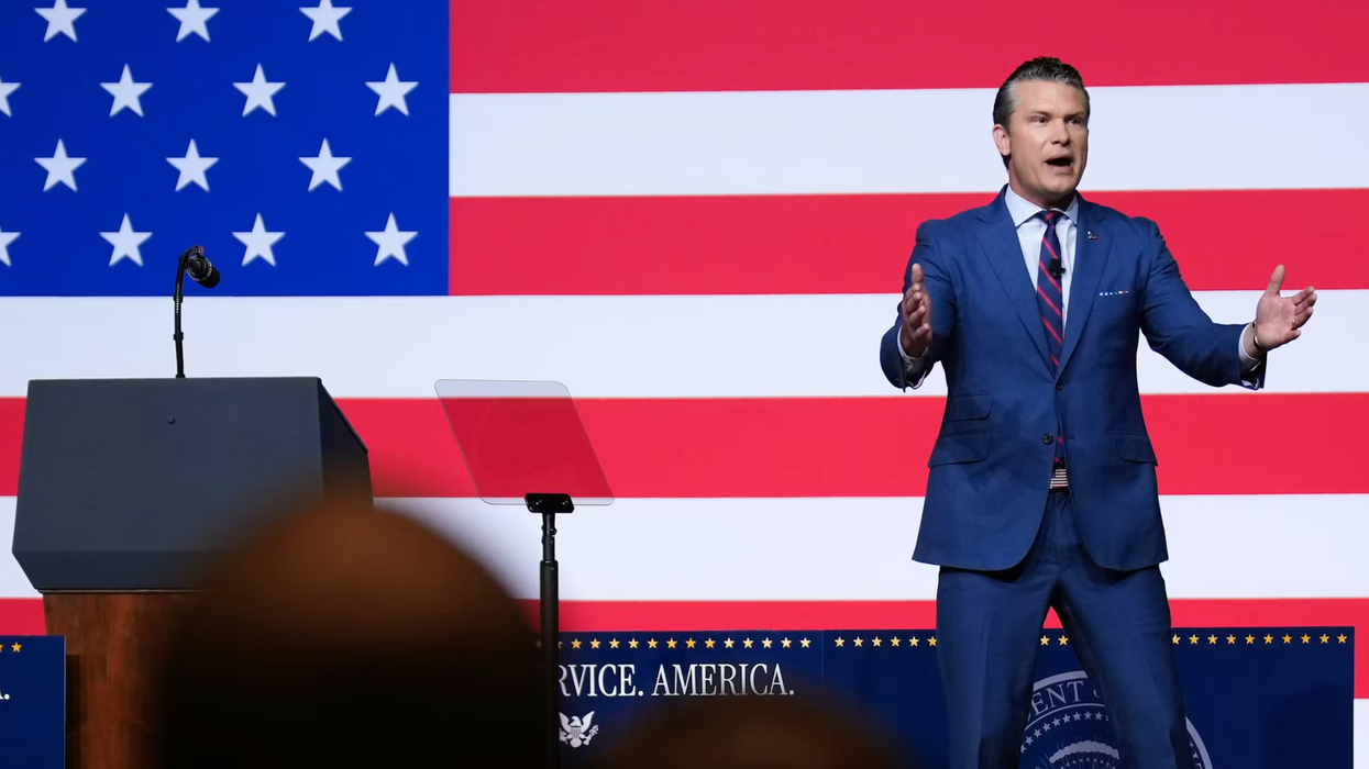 Secretary of Defense Pete Hegseth.