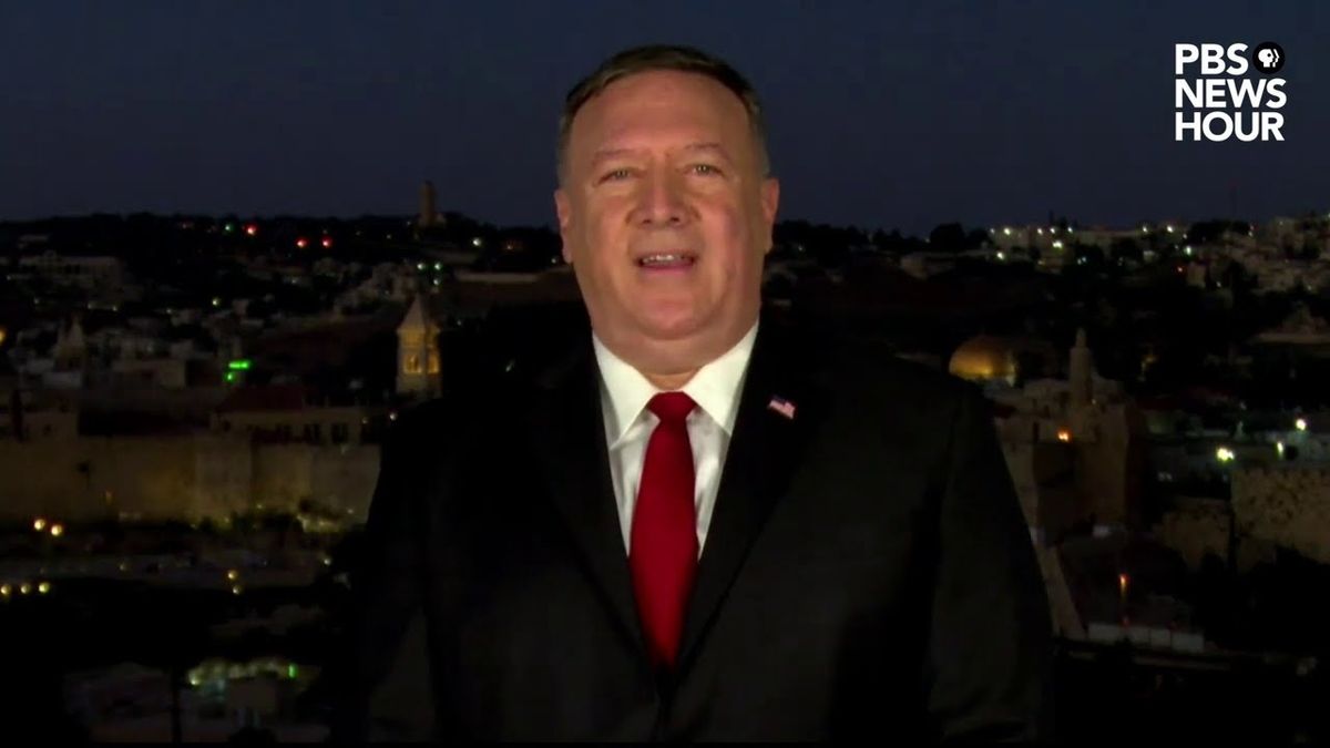 Claim: Pompeo’s convention speech violated federal law. Fact check: True