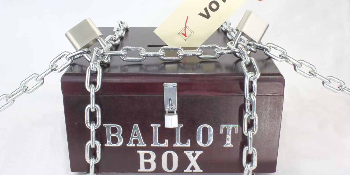 Secured ballot box
