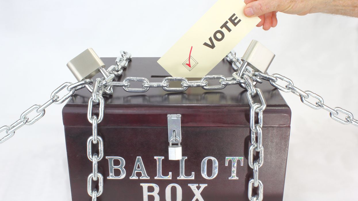 Secured ballot box