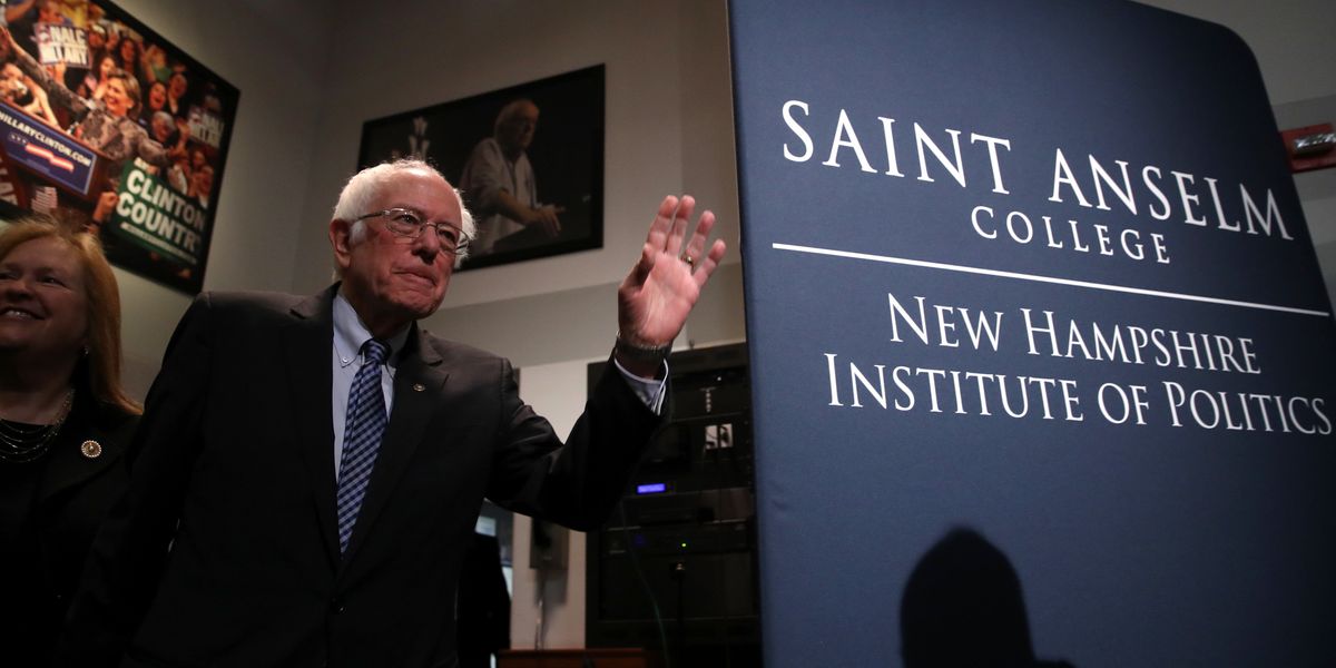 Sen. Bernie Sanders at St. Anselm College