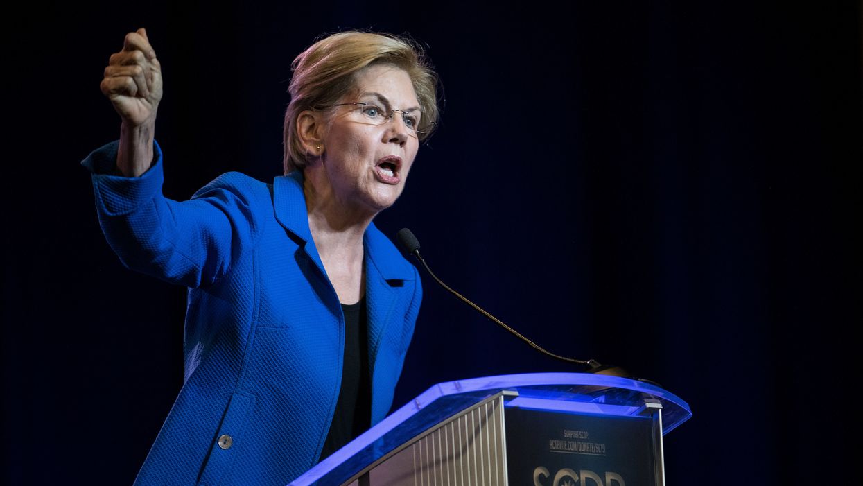 Warren unveils expansive and expensive political system overhaul