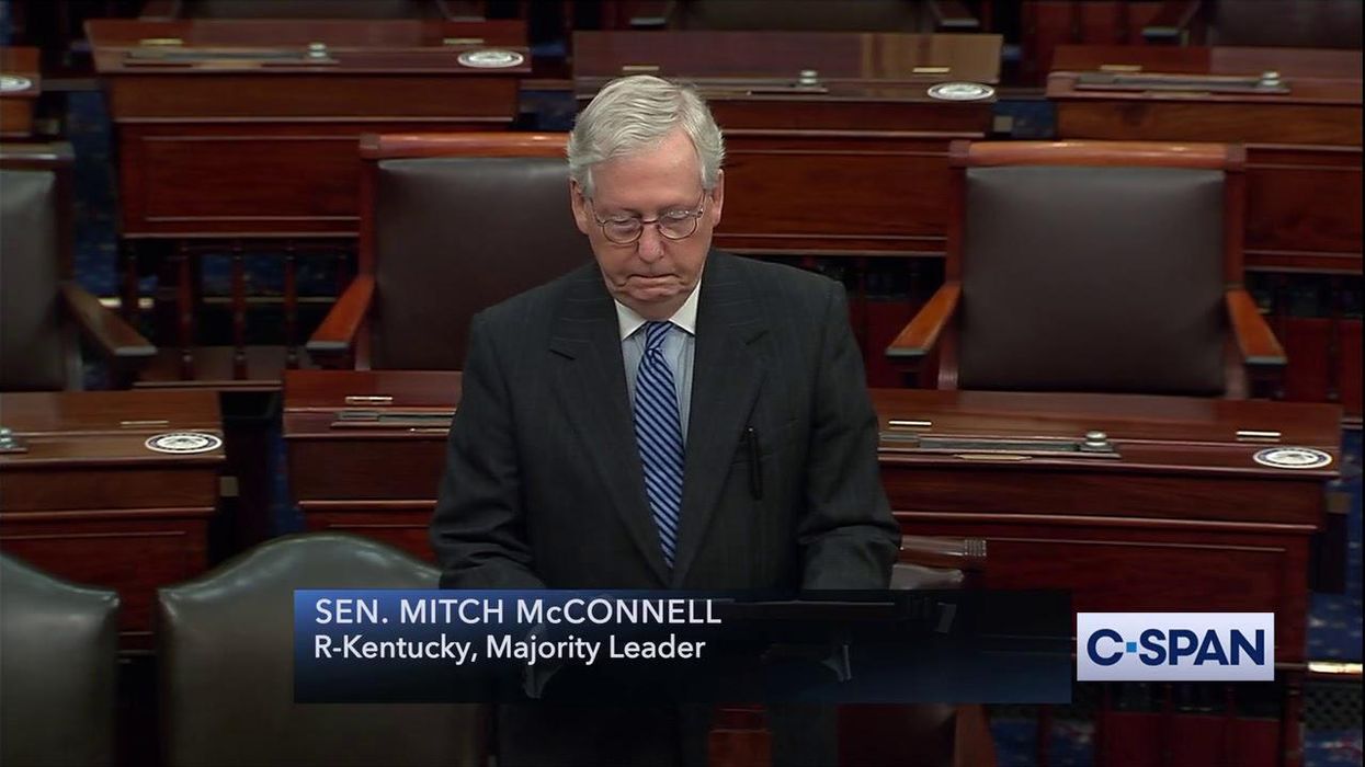 Accepting reality, McConnell ends long validation of Trump attacks on democracy