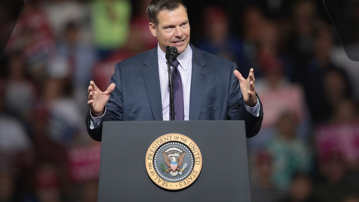 Senate candidate Kris Kobach