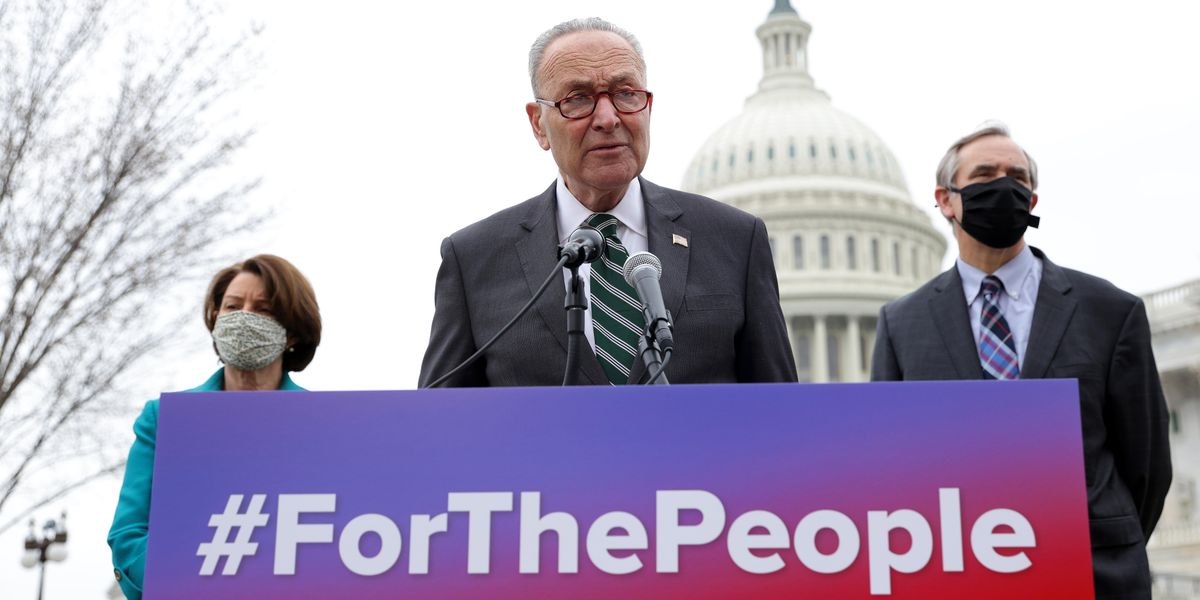 Senate Majority Leader Chuck Schumer and the For the People Act