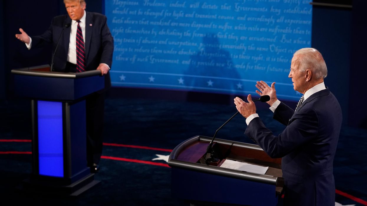 Sept. 29, 2020 presidential debate between Donald Trump and Joe Biden